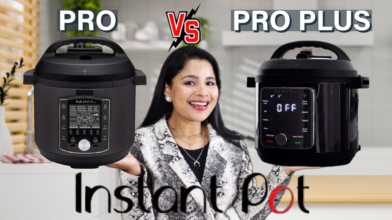 Farberware Programmable Digital Pressure Cooker 6 Qt. vs Instant Pot Pro  Plus Smart Multi-Cooker 6 Qt.: What is the difference?