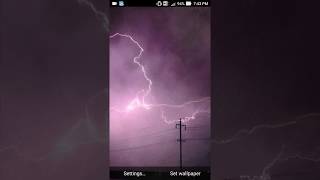 thunderstorm live wallpaper screenshot 4