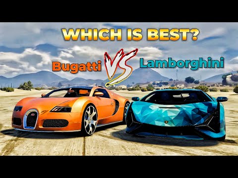 GTA 5 BUGATTI VS LAMBORGHINI SIAN (WHICH IS BEST?)