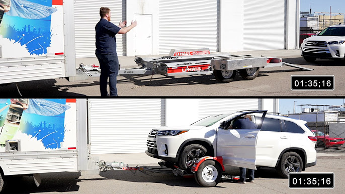 Towing your Porsche with a U-Haul Auto Transport trailer [w/video