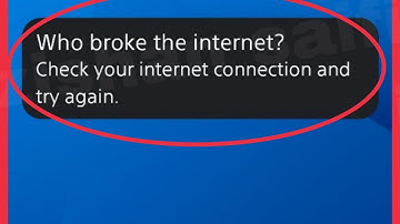 PS App Fix Who broke the internet Check your internet connection and try again Problem PlayStation