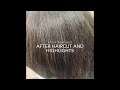 Hair treatment and highlights