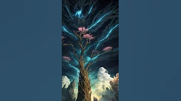 Treeway to Heaven, AI Psychedelic Animated Art - AV 7