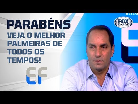 Edmundo entra na seleção histórica do Palmeiras no 'Expediente Futebol' e se emociona
