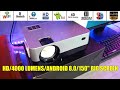 Tonzo X/4000 Lumens/HD/Android 8.0 Projector Unboxing And Review || Technical Reaction