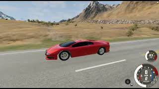 !!Red Italian sports car big Crash!!! screenshot 5