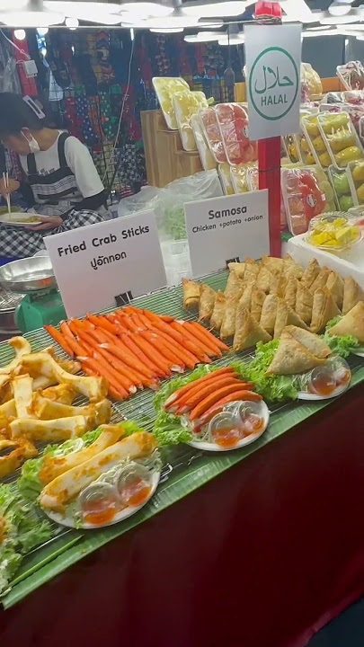 Jualan Makanan di Thailand Bagus2 Display nya! #thailand #bangkok #travel #viral #jastip #backpacker