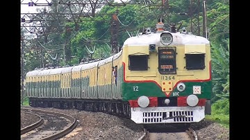 Electric Multiple Unit Or EMU Train Of Eastern Railways || Barddhaman-Howrah Local