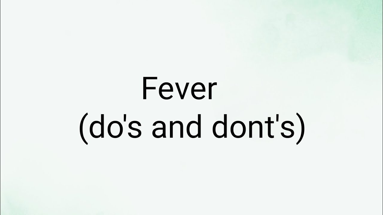 How To Manage Fever In Toddler How To Manage Fever In Toddler