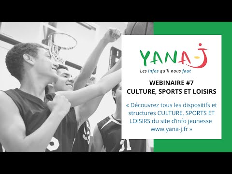 Webinaire Yana-J Live #7 : Culture, sports et loisirs