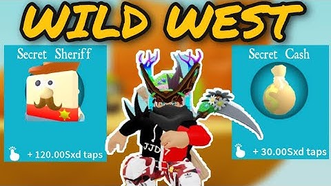 *NEW UPDATE* WILD WEST ISLAND AND OP (SECRET PETS) TAPPING SIMULATOR ROBLOX !!!