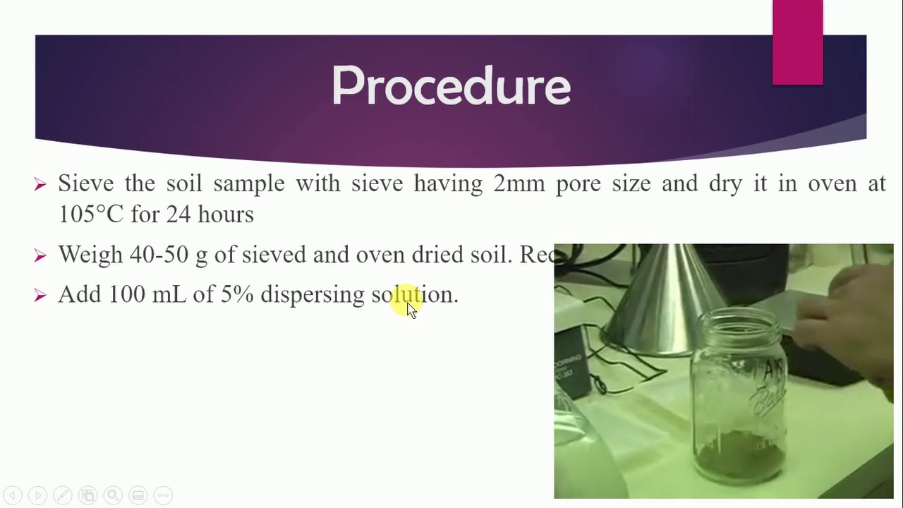 Determination of Soil Texture by Hydrometer Method YouTube