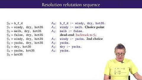 Logic : Language and Information || 04 6 4 How PROLOG Answers Queries 17 08