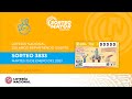 Sorteo Mayor No. 3833  "Lotería Nacional 250 años repartiendo suerte"