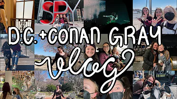 conan gray concert + dc trip vlog