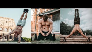 ANDREA LAROSA - HANDSTAND PUSH UPS [HD]