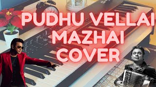 Video thumbnail of "Pudhu Vellai Mazhai/Yeh Haseen Wadiyan Piano Cover | Roja | A R Rahman | Adithyha Jayakumar"