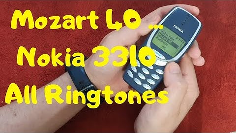 All RINGTONES OF Nokia 3310 20 Years Old a Lot Of Nostalgia 😍