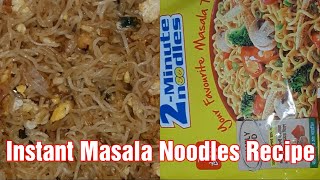 How to Make Egg Maggi Masala Recipe. // ঝটপট তৈরি করুন মজাদার এগ নুডুলস |