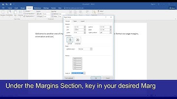Microsoft Word 2016 Tutorial 13 Change Page Margins, Orientation and Size
