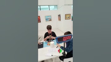 My first comps solve pyraminx It’s very bad #gancube #qiyi #rubikscube #pyraminxcube #teamcubicle