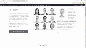 An Interactive Team Gallery with Beaver Builder