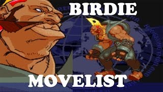 Street Fighter Alpha 3 - Birdie Move List screenshot 2