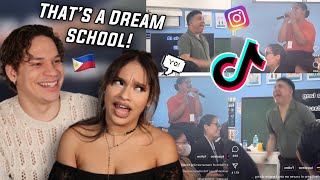 This is what true unfiltered talent looks like |Waleska & Efra react to Viral Karaoke Filipino video