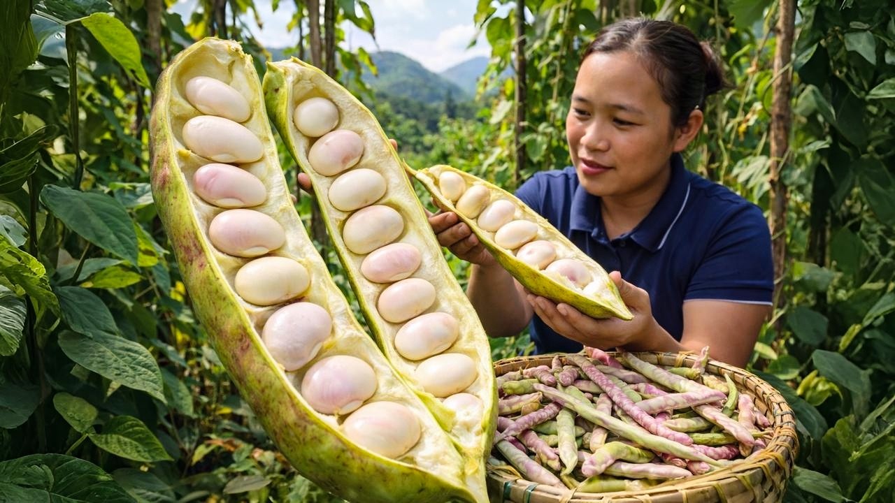 Harvesting Mountain Beans Was Fun… Until I Saw What Was Inside