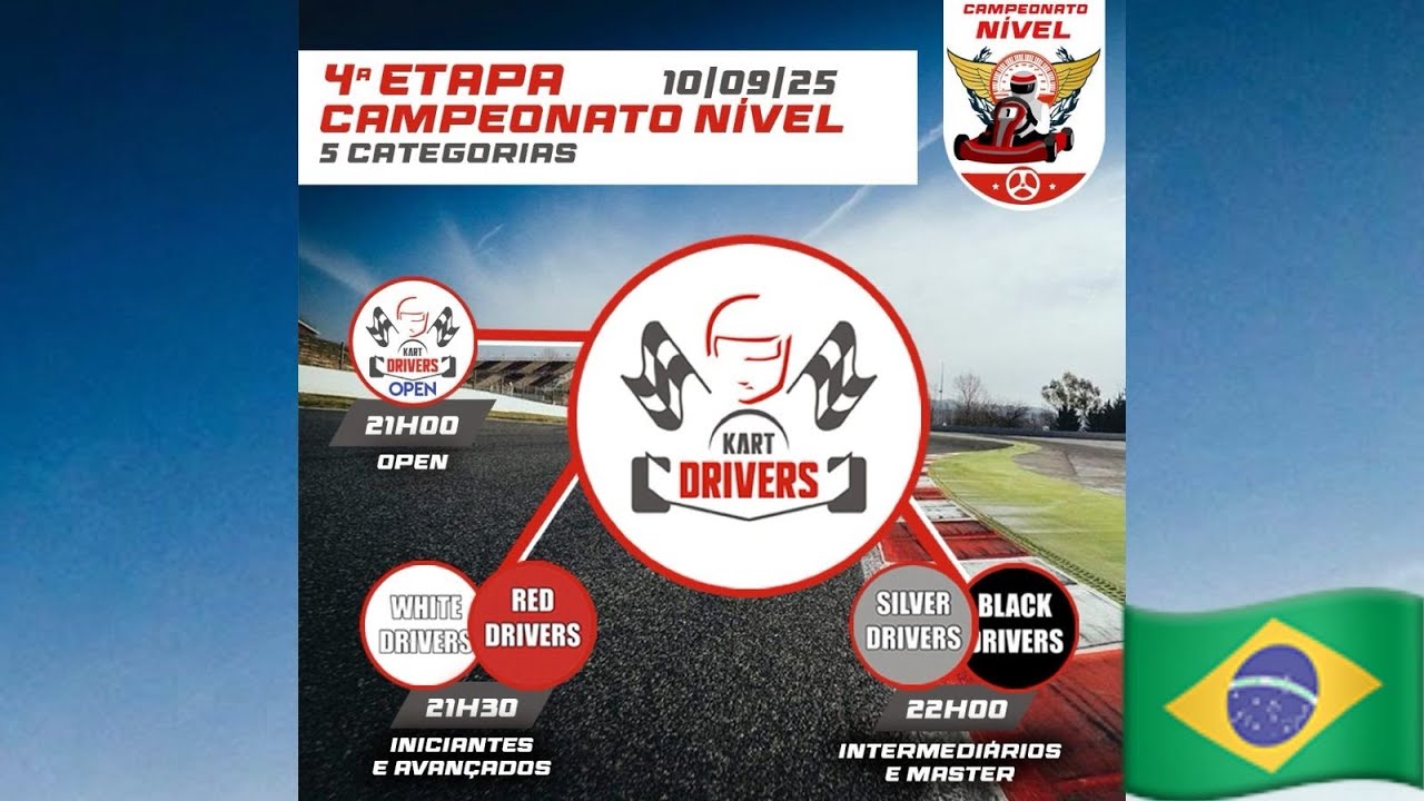 Ao Vivo - Kart Drivers - 10/09/2025