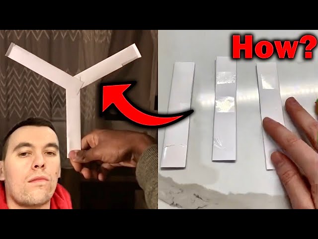 How To Make A SECRET Paper Boomerang Step By Step Tutorial..🥷 class=
