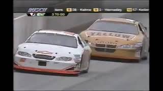 Bodine and McMurray Crash at the Line | 2003 darlingtonraceway.com 200 | NASCAR Busch Series