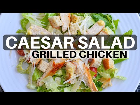 [Philips Airfryer] Healthy Chicken Caesar Salad Recipe - Inspired by Jamie Oliver. 