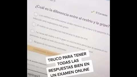 Como saber las respuestas de un examen online 2020
