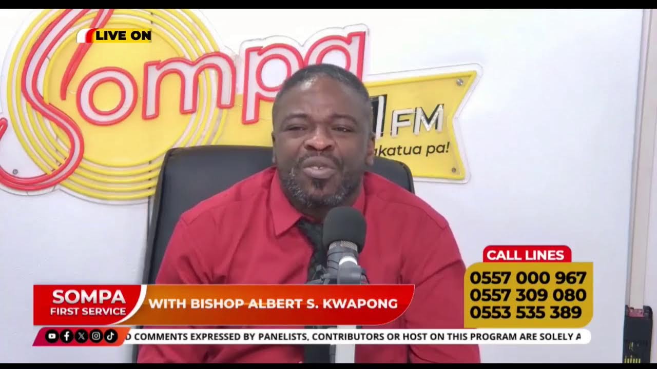 SOMPA FIRST SERVICE WITH BISHOP ALBERT SACKEY KWAPONG LIVE ON SOMPA 93.1FM/TV  || 10-02-26