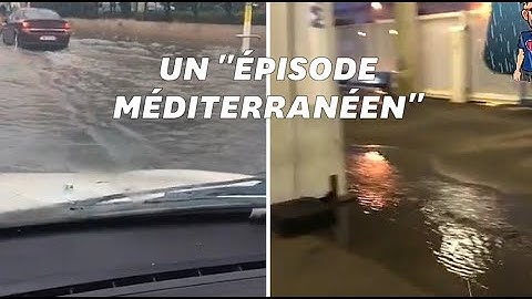 Marseille face à de violents orages et des inondations