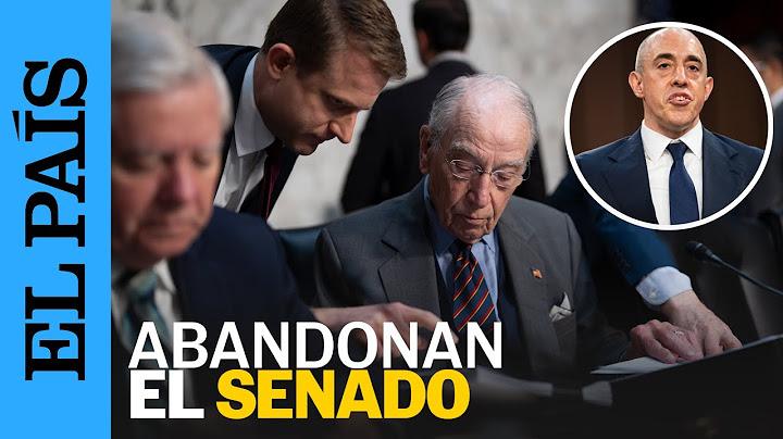 ESTADOS UNIDOS | Demócratas abandonan el Senado durante nominación de exabogado de TRUMP | EL PAÍS