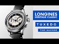 นาฬิกาจับเวลาแนววินเทจที่เท่ห์สุดๆ Longines Heritage Classic Chronograph Tuxedo/ Time Machine Review