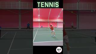 테니스 복식 발리 확실히 자세잡고!! #tennis #doubles