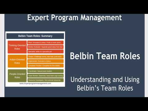 วีดีโอ: Belbin สร้างทฤษฎีบทบาททีมเมื่อใด