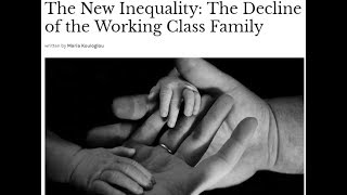Quillette Reader:  The Decline of the Working Class Family