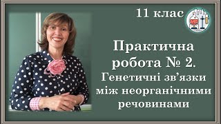 🧪11_Практична робота № 2. Генетичні зв’язки між неорганічними речовинами