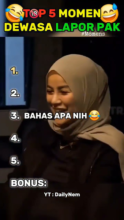 TOP 5 MOMEN DEWASA DI LAPOR PAK #lucu #laporpak #laporpaktrans7 #komedi #beranda