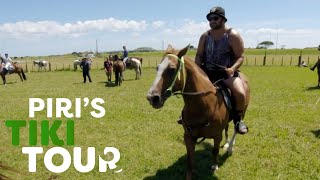 Horse Riding and Surfcasting on the East Cape, New Zealand  Piri's Tiki Tour  S2 Ep7