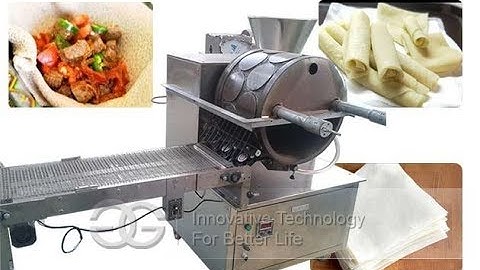 GELGOOG  Samosa Wrapper Making Machine/ Lumpia Wrapper Making Machine