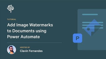 How to add image watermarks to a document using Power Automate