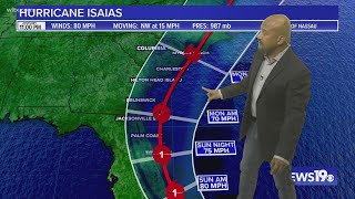 Hurricane Isaias expected to approach Florida coast on Saturday