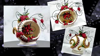 POLYMER CLAY & EGGSHELL TUTORIAL: THE STRAWBERRY BASKET EGGSHELL DESIGN #1