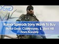 Rumor Spreads That Sony Wants To Buy Metal Gear, Castlevania, & Silent Hill From Konami for PS5