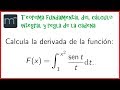Teorema fundamental del cálculo y regla de la cadena - Derivadas de integrales